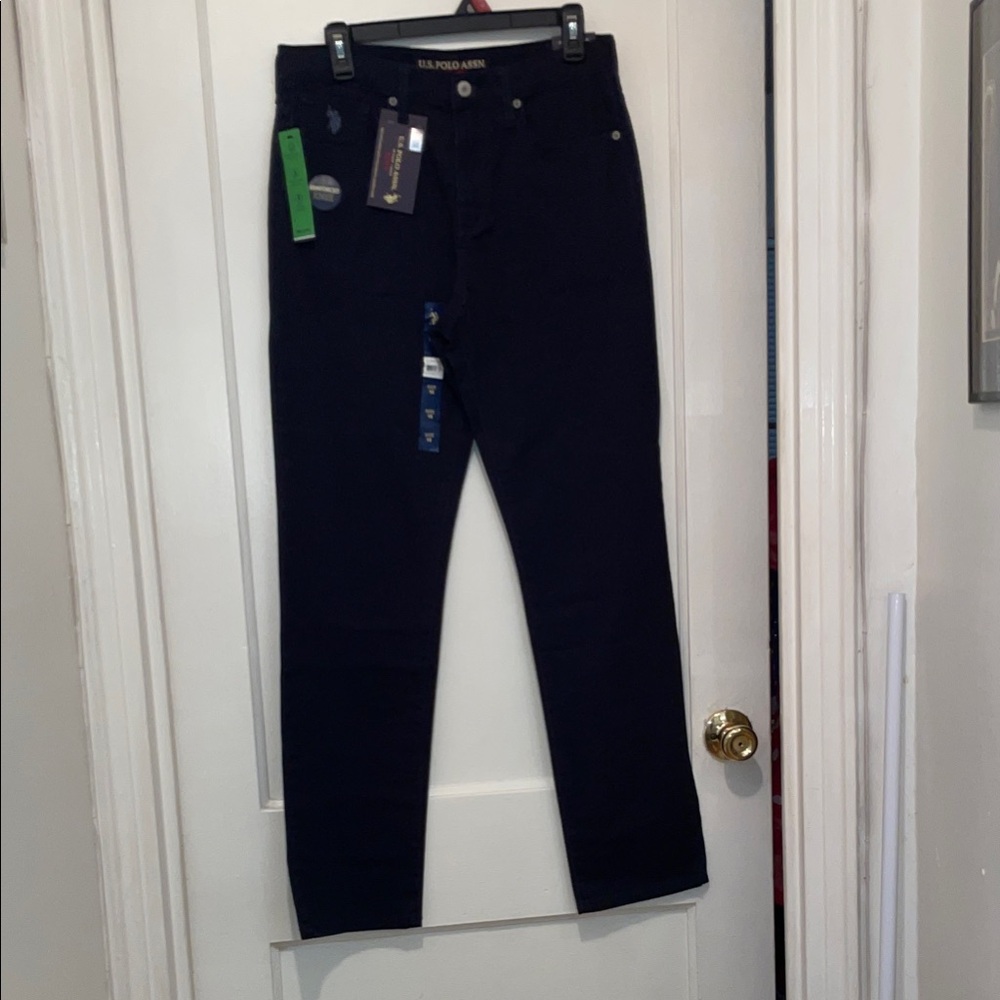 Classic Navy Boys Polo Jeans Size 18